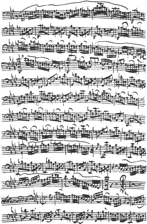Bach Cello Suite No. 4 in E flat major: Prelude (concl.), Allemande (beginning)
