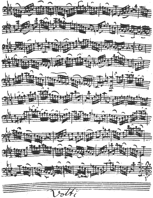 Bach Cello Suite No. 4 in E flat major: Allemande (concl.)