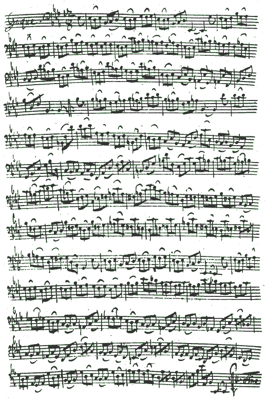 Bach Cello Suite No. 4 in E flat major, Gigue