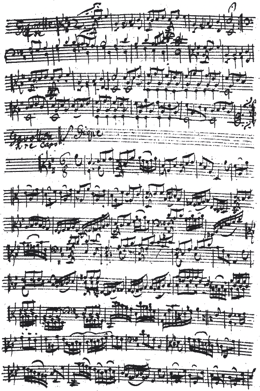 Bach Cello Suite No. 6 in D major: Gavotte II (Pt 2),  Gigue (beginning) 