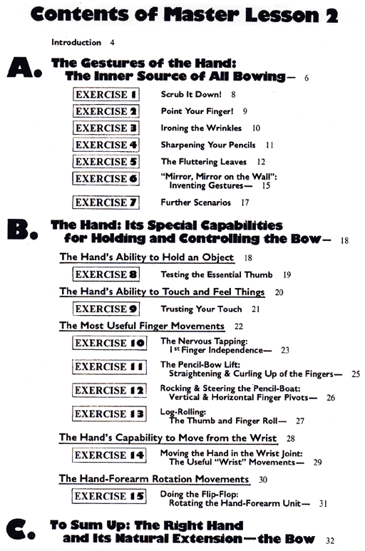 Contents of Master Lesson 2