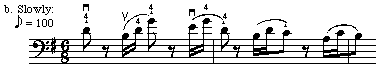 Overlapping slur shifts (b)