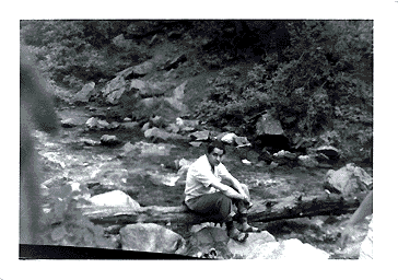 Cellist Leonard Rose in a rare moment of contemplation