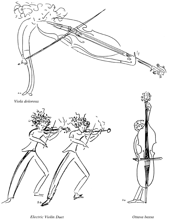 Viola Dolorosa, Electric Violin Duet, Ottava Bassa (String Portraits by Shirley Givens)